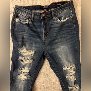 Judy Blue Distressed Denim Jeans